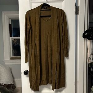 Banana Republic Olive Green Cardigan Sweater